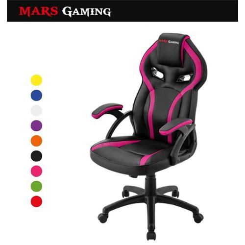 Silla Mars Gaming MGC118 Negro/Rosa