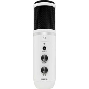 Microfono de condensador USB cardiode blanco EM-USB