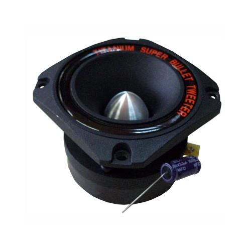 Tweeter de cupula profesional bala alum. 3" 380W. Medidas 80x80mm