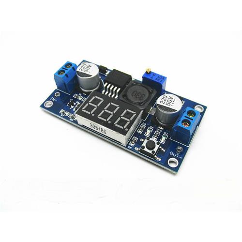 Modulo alimentacion bajada DC-DC E:4-40V S:1,3-37V 2A con voltimetro