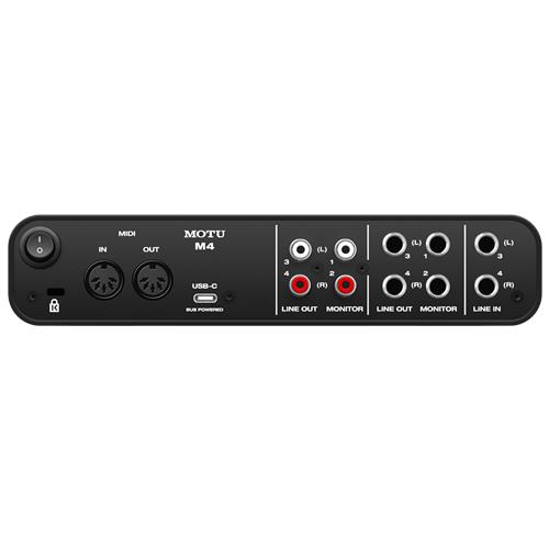 Interfaz de audio USB 4 ent/4 sal. M4