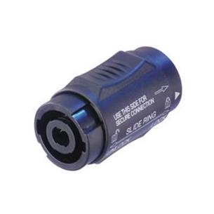Adaptador conector Speakon 4 contactos hembra - hembra  NL4MMX