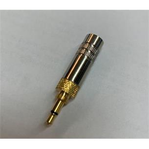 Conector tipo jack 3,5mm mono con rosca macho para petacas