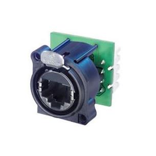 Base conector RJ45 formato "D" con terminales Krone IDC NE8FDVYK