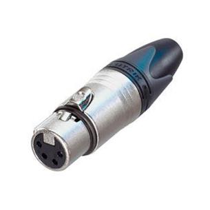 Conector XLR 4P hembra aereo NC4FXX
