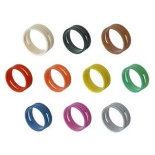 Anillo para identificacion de color blanco XXR9