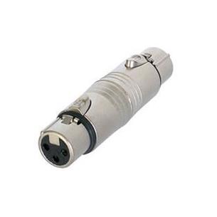 Adaptador XLR 3P hembra hembra NA3FF