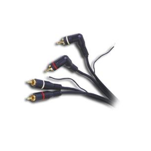 Cable audio 2 RCA 2 RCA + tierra 5mts