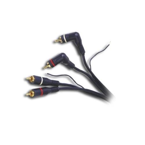 Cable audio 2 RCA 2 RCA + tierra 5mts