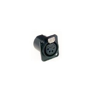 Conector XLR base hembra 4P