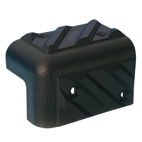 Cantonera apilable de plástico negro 4013