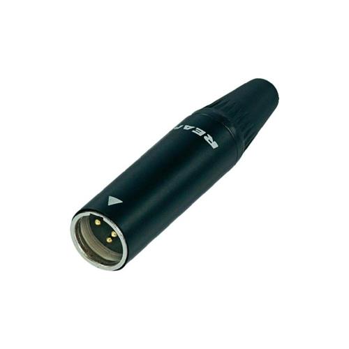 Conector mini XLR 3P aereo macho RT3MC-B