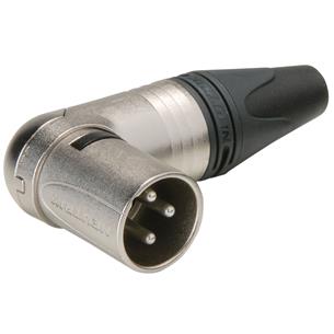Conector XLR macho aereo acodado NC3MRX