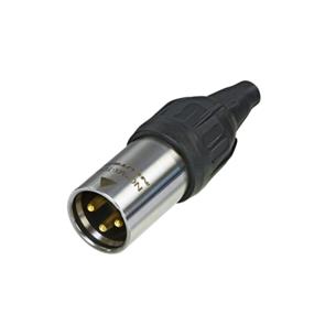 Conector XLR 3P macho aereo IP65 NC3MX-TOP
