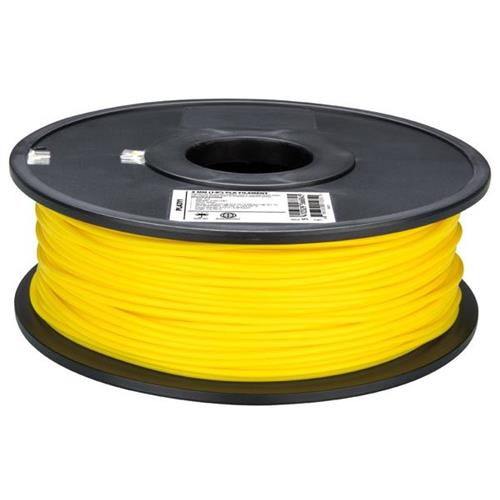 Hilo de plastico PLA 3mm para impresora 3D amarillo 1KG