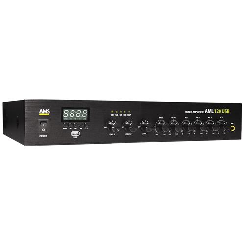 Amplificador para megafonia AML 120 USB