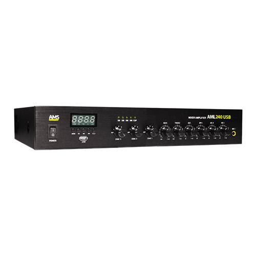 Amplificador para megafonia AML 240 USB Amplificador para megafonia AML 240 USB