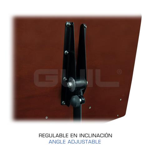 Atril de director con bandeja de madera AT-08