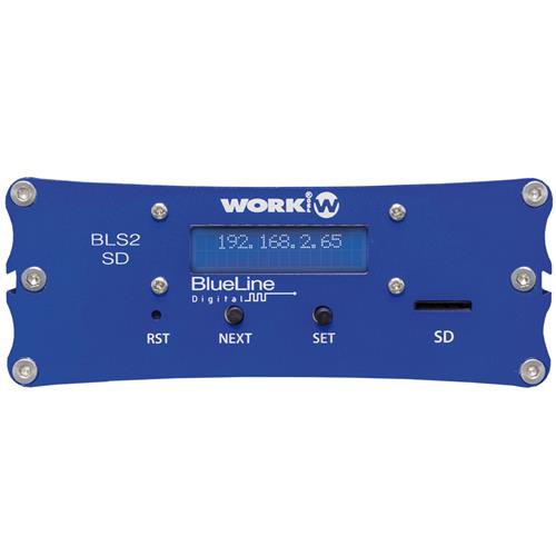 Emisor AoIP de 1 canal ST con reproductor BLS2 SD MKII