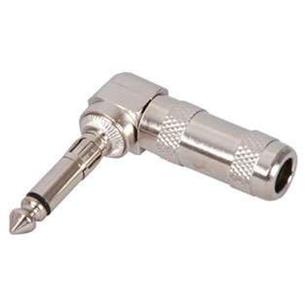 Conector Jack mono 6,3 macho aereo acodado CA 12