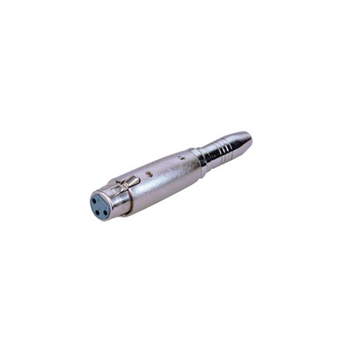 Adaptador XLR 3P hembra a Jack 6,3mm hembra CA160