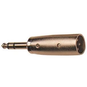 Adaptador XLR 3P macho a Jack 6,3mm macho estereo CA70