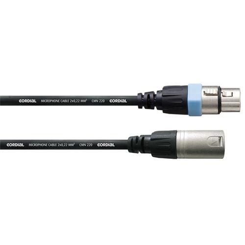 Cable XLR macho - XLR hembra Long. 0,5m. CCM 0,5 FM