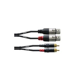 Cable 2 x RCA - 2 x XLR Hembra Long 3m CFU 3 FC