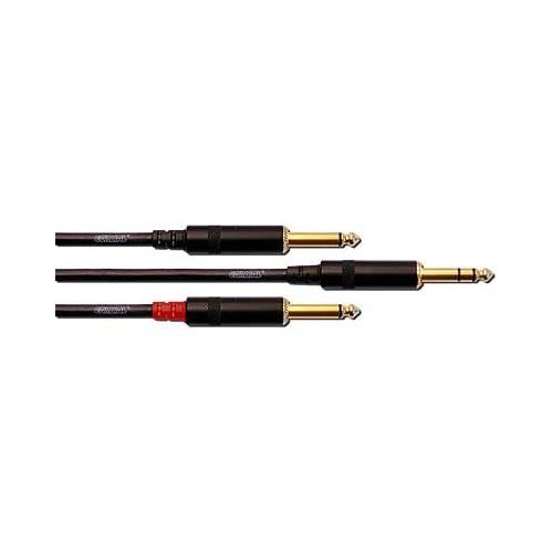 Cable Jack 6,3 st - 2 x Jack 6,3 mm mono long. 1,5 metros CFY 1,5 VPP