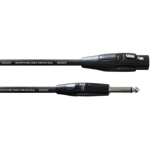 Cable XLR hembra - Jack 6,3 mm mono Long. 10m CIM 10 FP