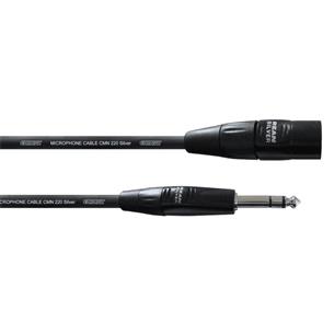 Cable XLR macho - Jack stereo 6,3mm Long. 1,5m CIM 1,5 MV