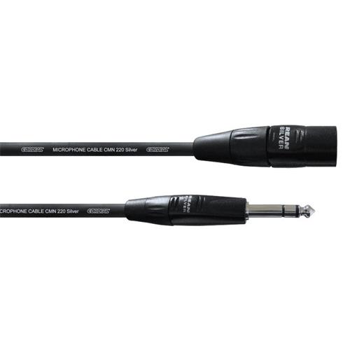 Cable XLR macho - Jack stereo 6,3mm Long. 1,5m CIM 1,5 MV