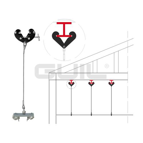 Pinza de anclaje para viga 2000Kg CS-10