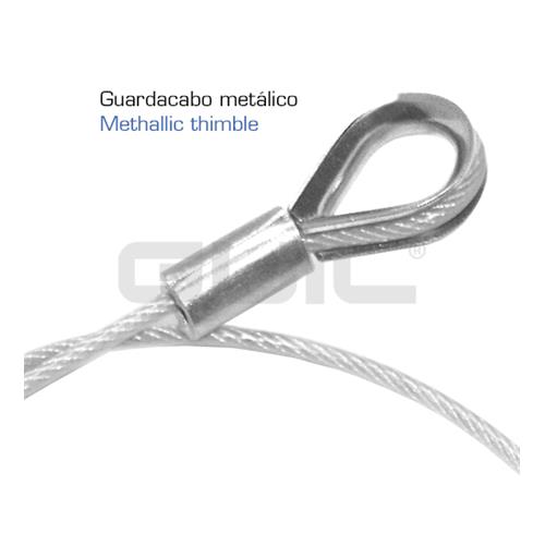 Eslinga de acero 2mm Long 500mm ESL-17 Eslinga de acero 2mm Long 500mm ESL-17