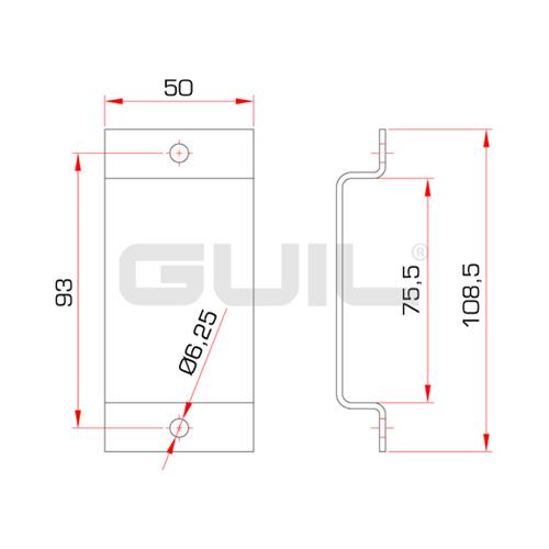 Soporte guitarra pared GT10
