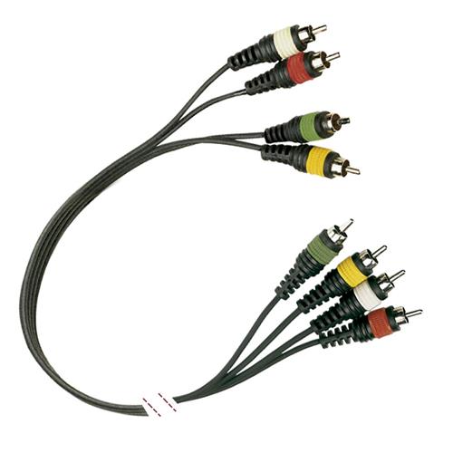 Cable 4 RCA macho/4 RCA macho 3 metros K48