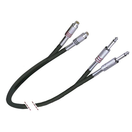 Cable 2 RCA hembra/2 Jack mono macho 5 metros K56