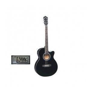Guitarra electroacustica color negro M200 BAM 2