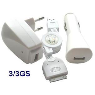 Cargador 3 en 1 para Iphone 3-3GS