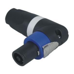 Conector Speakon 4 contactos aereo acodado MCA093