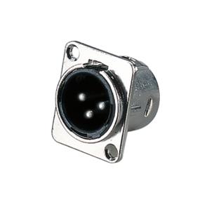 Conector XLR 3P base macho MCB031