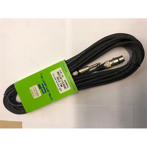 Cable XLR hembra/Jack mono 6,3 macho 10 metro MJ2110
