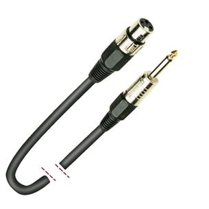 Cable XLR hembra/Jack mono macho 10 metros MK31
