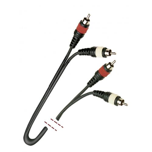 Cable 2 RCA x 2 RCA macho/macho 3 metros MK40