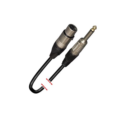 Cable XLR hembra/Jack mono macho 3 metros MK42 2