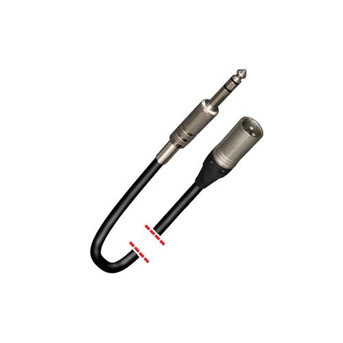 Cable XLR macho/Jack 6,3mm stereo 1,5m MK43 2