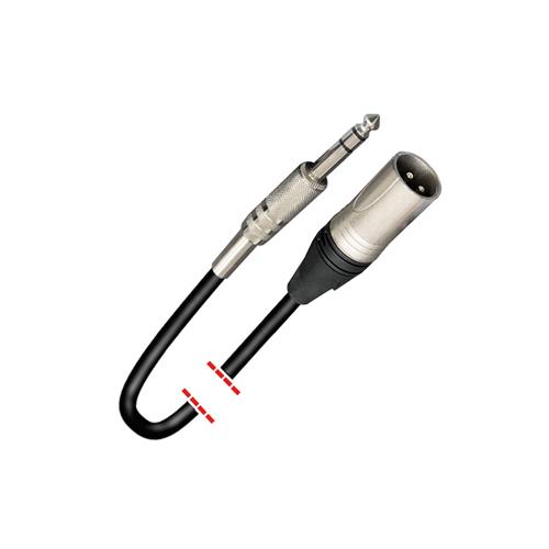 Cable XLR macho/Jack 6,3mm stereo 3m MK44 2