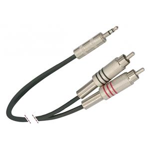 Cable Mini Jack estereo macho/2 RCA macho 3 metros MK62