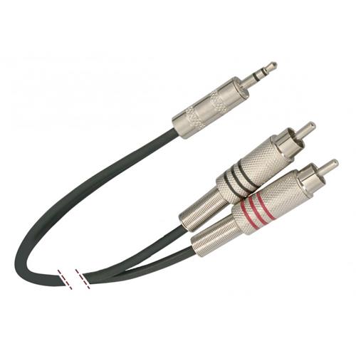 Cable Mini Jack estereo macho/2 RCA macho 3 metros MK62