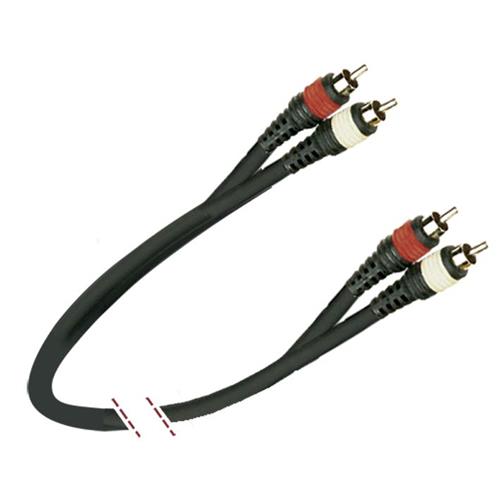 Cable 2 RCA/2 RCA 1 metro MK66